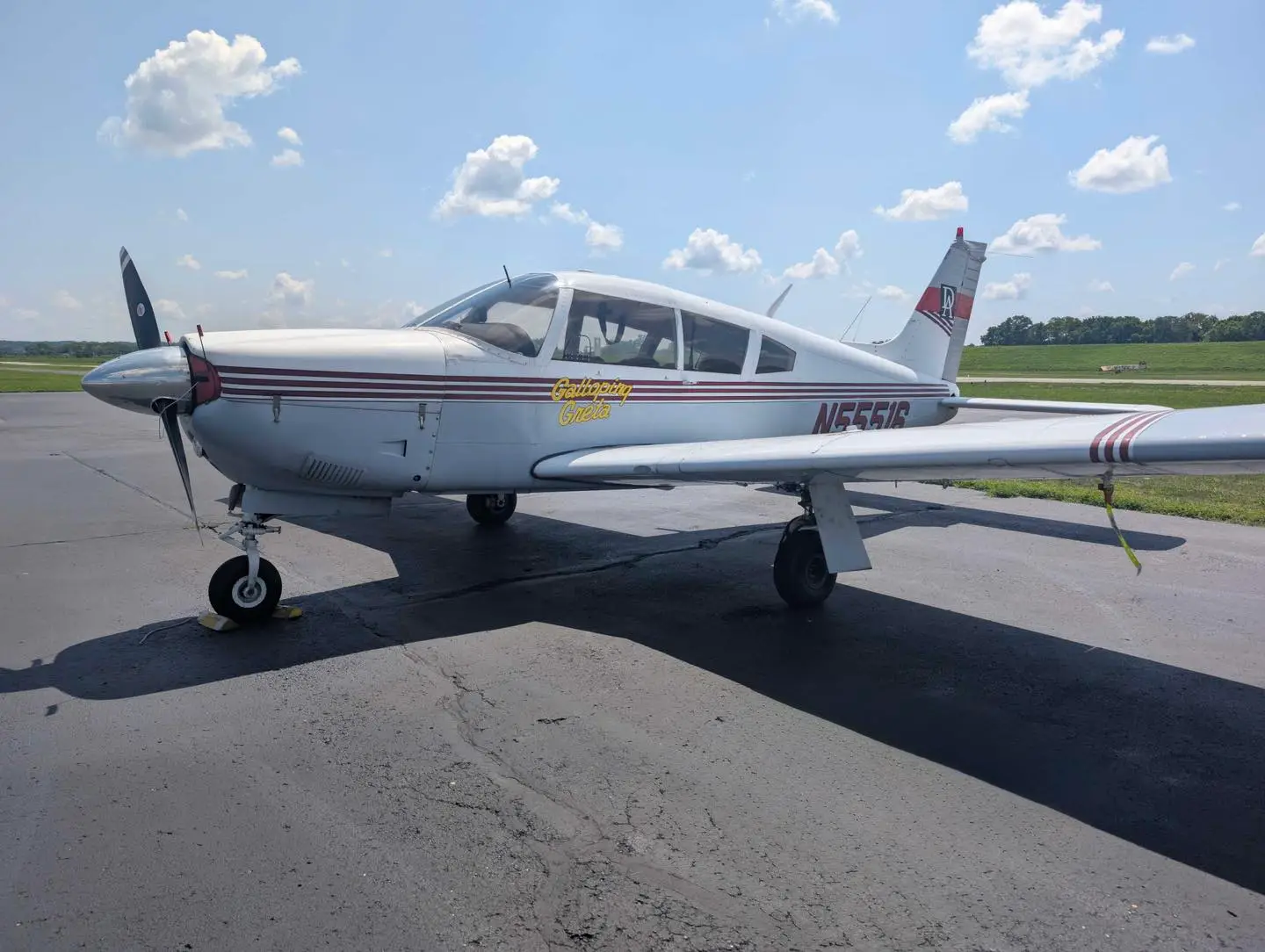 PA28R-200 Galloping Greta used for Dayton Aviation Services complex endorsement training