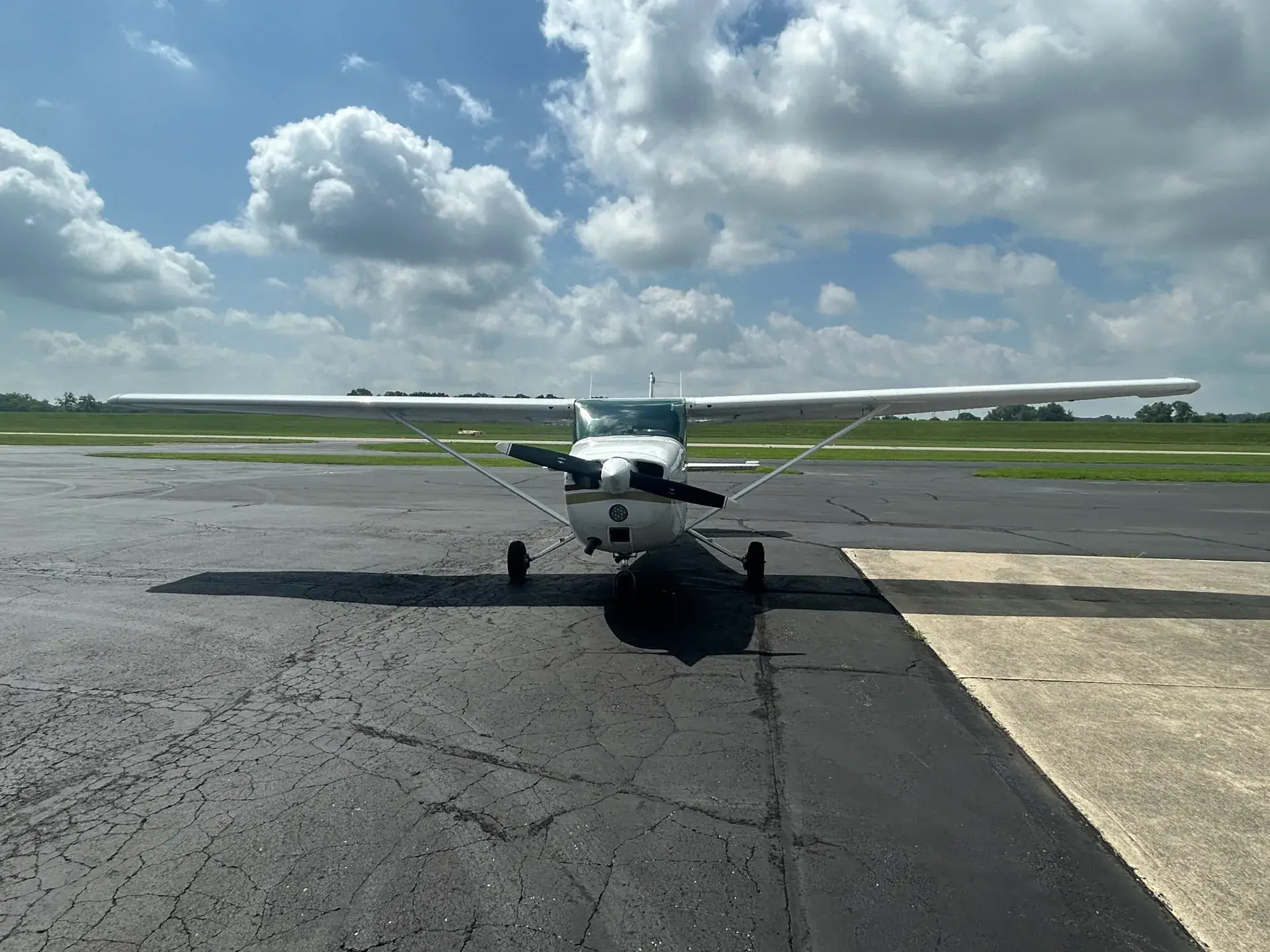 N9782V Cessna 172M Pitter Pat front view