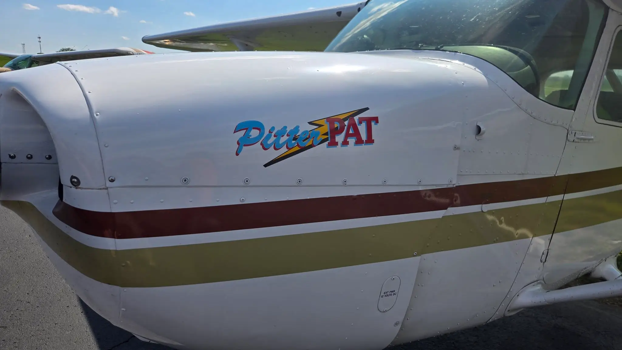 N9782V Cessna 172M Pitter Pat front view